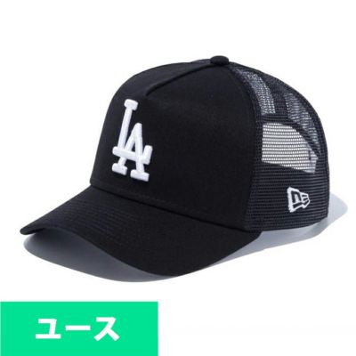 MLB ドジャース メッシュキャップ ユース 9FORTY A-Frame トラッカーメッシュ  Cap ニューエラ/New Era ブラック【nejp】