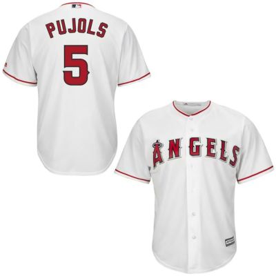 MLB アルバート・プホルス エンゼルス ユニフォーム Cool Base Replica Player Jersey マジェスティック/Majestic ホーム