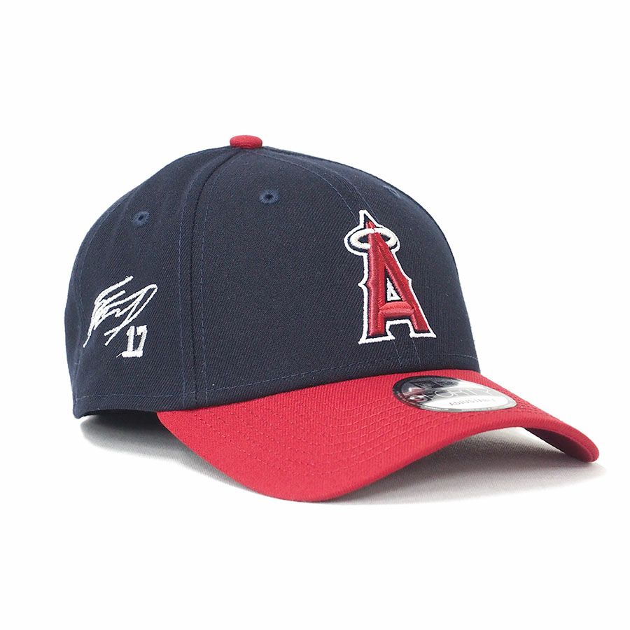 MLB 大谷翔平 エンゼルス キャップ サイン刺繍入り The League 9FORTY 