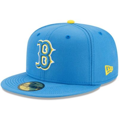 MLB レッドソックス キャップ シティーコネクト 59FIFTY Fitted Hat ニューエラ/New Era ライトブルー【nejp】