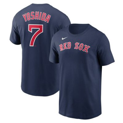 MLB 吉田正尚 レッドソックス Tシャツ ネーム＆ナンバー Name & Number T-Shirt ナイキ/Nike ネイビー