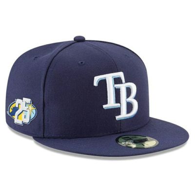 MLB タンパベイ・レイズ キャップ 25周年記念 Anniversary Authentic Collection On-Field 59FIFTY ニューエラ/New Era ネイビー【nejp】