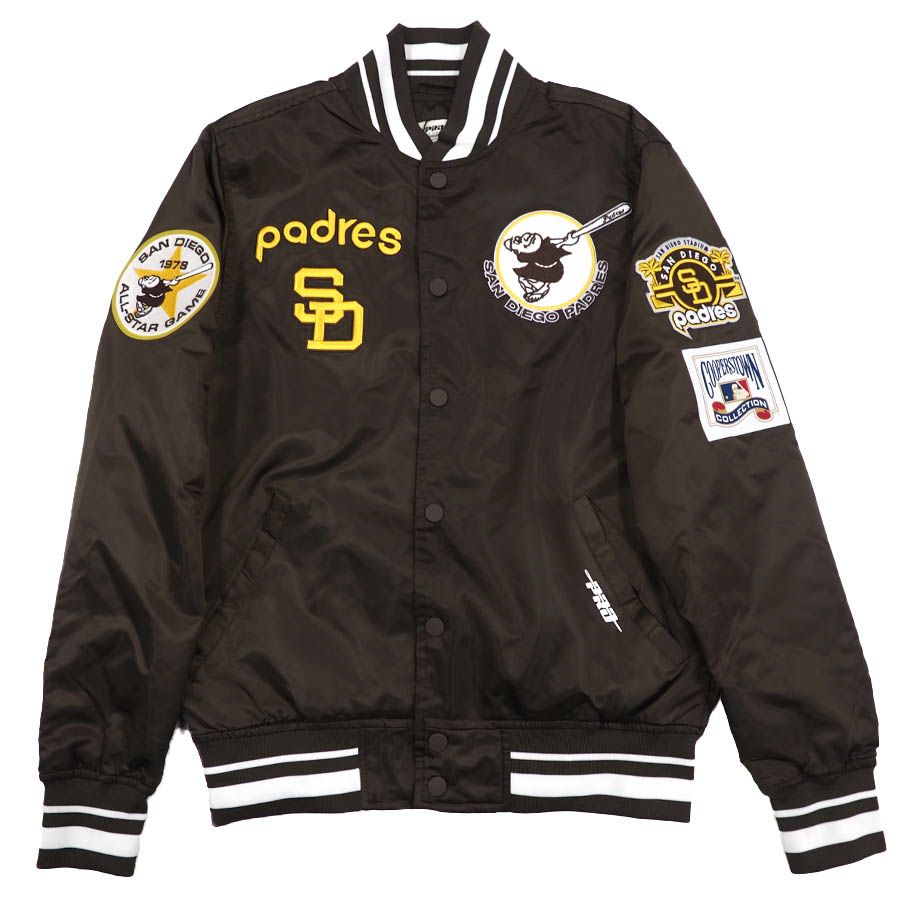 SD.Padres × Majestic スタジャン パドレス MLB