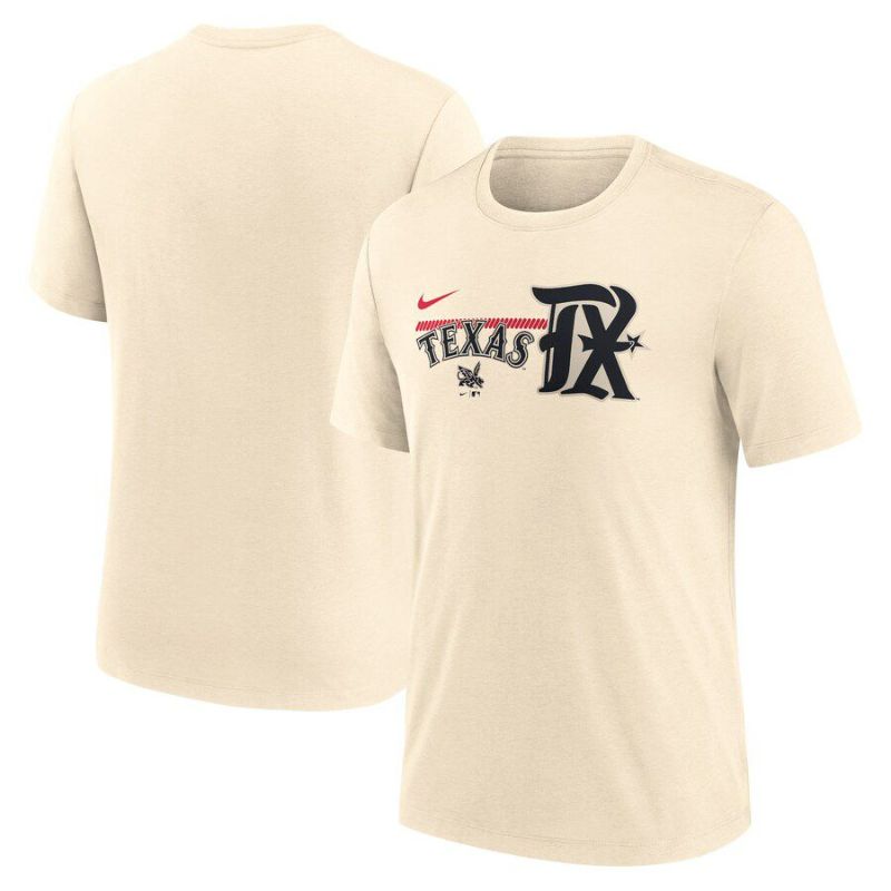 MLB レンジャーズ Tシャツ 2023 シティーコネクト Tri-Blend T-Shirt ナイキ/Nike クリーム | セレクション |  MLB NBA NFL プロ野球グッズ専門店 公式オンラインストア