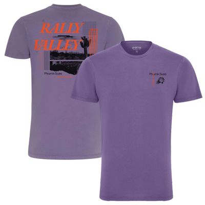 NBA フェニックス・サンズ Tシャツ 2023 NBA プレーオフ進出 Rally The Valley Bingham T-Shirt Sportiqe パープル