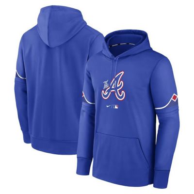 Los Angeles Dodgers 2023 MLB Postseason Dugout Men’s Nike Therma MLB  Pullover Hoodie