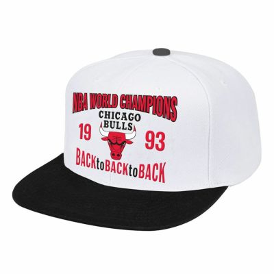 NBA シカゴ・ブルズ キャップ HWC Back To 1993 スナップバック ミッチェル＆ネス/Mitchell & Ness ブラック/ホワイト
