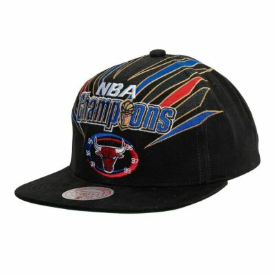 NBA シカゴ・ブルズ キャップ HWC 1998 チャンピオン スナップバック ミッチェル＆ネス/Mitchell & Ness ブラック