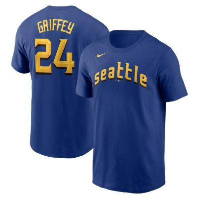 MLB ケン・グリフィーJr マリナーズ Tシャツ 2023 シティーコネクト City Connect Name & Number T-Shirt ナイキ/Nike ロイヤル