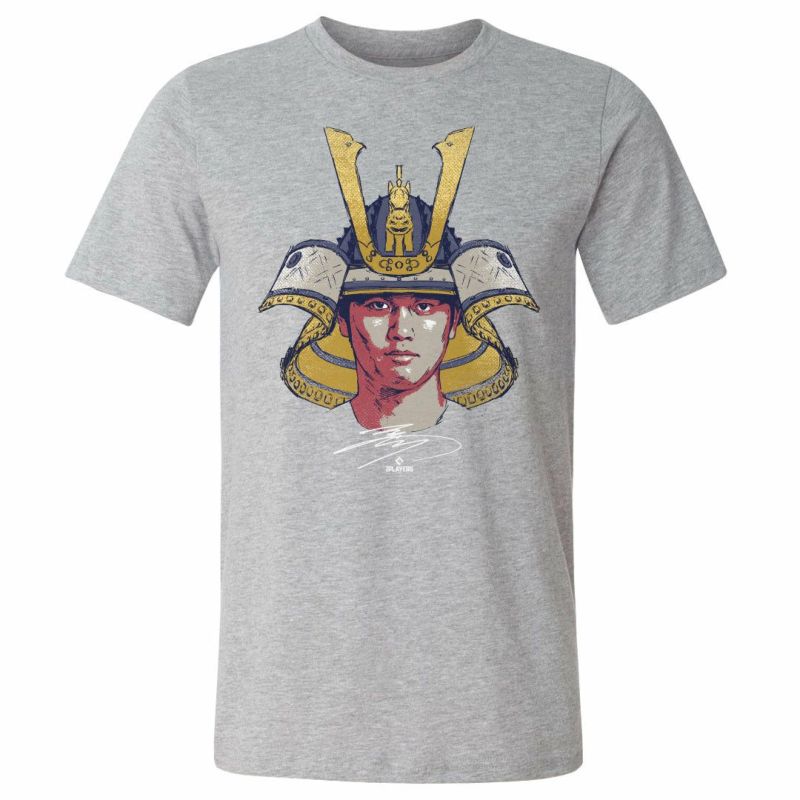 MLB 大谷翔平 エンゼルス Tシャツ 侍 Samurai 兜 甲冑 Los angeles 500Level ヘザーグレー | セレクション |  MLB NBA NFL プロ野球グッズ専門店 公式オンラインストア