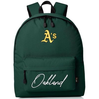 MLB アスレチックス バックパック バッグ リュック CURSIVE DAYPACK イーカム/E-come グリーン