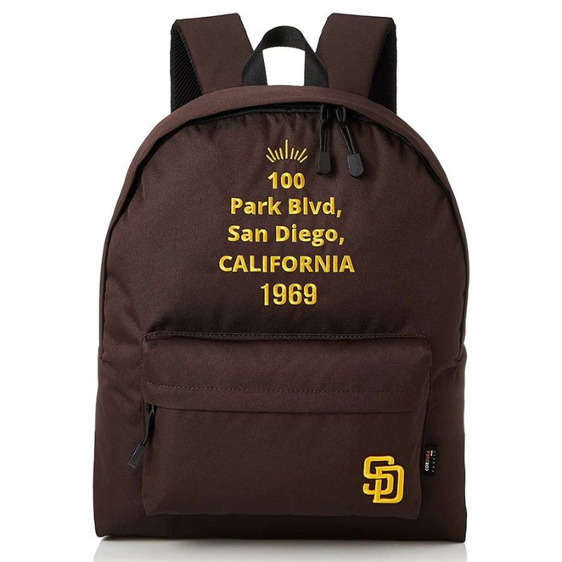 MLB パドレス バックパック バッグ リュック STREET DAYPACK イーカム/E-come ブラウン | セレクション | MLB NBA  NFL プロ野球グッズ専門店 公式オンラインストア