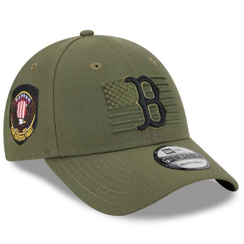 限定SALE最新作レッドソックス　ニューエラ　カーキ　2023Armed Forces Day 帽子