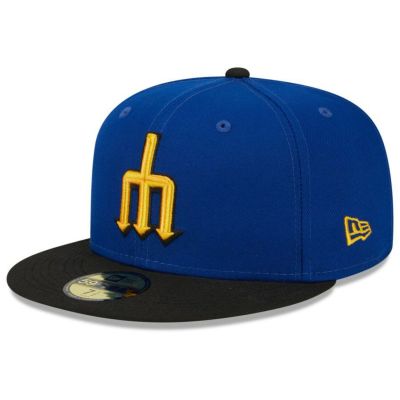 MLB マリナーズ キャップ 2023 シティーコネクト City Connect 59FIFTY Fitted Hat ニューエラ/New Era ロイヤル ブラック【nejp】