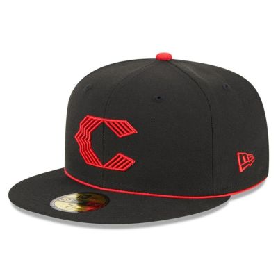 MLB シンシナティ・レッズ キャップ 2023 シティーコネクト 59FIFTY Fitted Hat ニューエラ/New Era ブラック【nejp】
