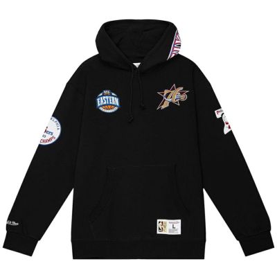 NBA 76ers パーカー ホームタウン Fleece Hoody ミッチェル＆ネス/Mitchell & Ness ブラック