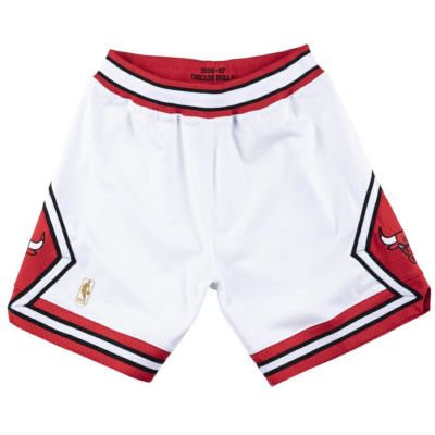 NBA シカゴ・ブルズ ショートパンツ スウィングマン Shorts ミッチェル＆ネス/Mitchell & Ness 1996 ホーム（ゴールドロゴ）