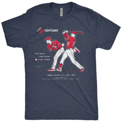 MLB 大谷翔平 エンゼルス Tシャツ Sho Yeah T-Shirt RotoWear レッド 
