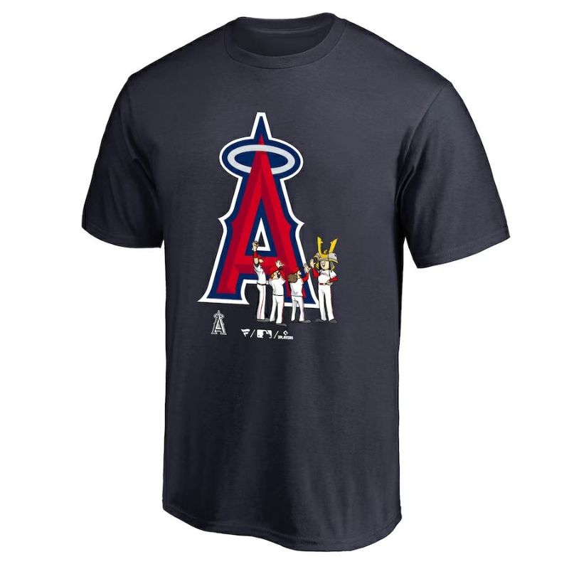 MLBPA アナハイム エンゼルス サムライヘルメット 兜Tシャツ 大谷翔平