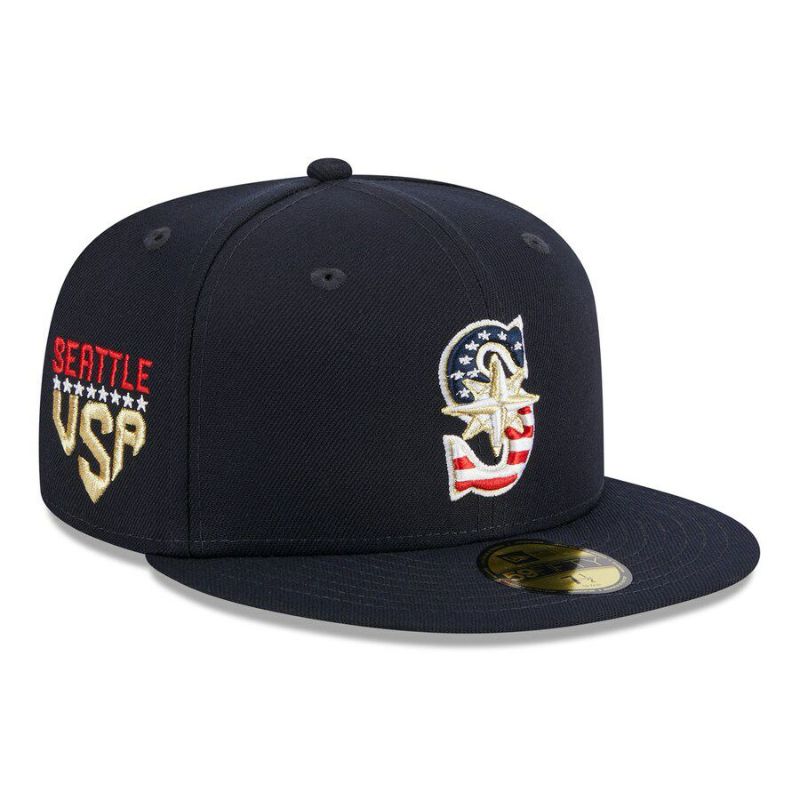 MLB マリナーズ キャップ 2023 独立記念日 4th of July 59FIFTY