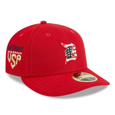 MLB タイガース キャップ 2023 独立記念日 4th of July 59FIFTY ロープロファイル ニューエラ/New Era レッド