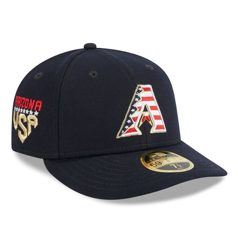 MLB ダイヤモンドバックス キャップ 2023 独立記念日 4th of July 59FIFTY ロープロファイル ニューエラ/New Era  ネイビー | セレクション | MLB NBA NFL プロ野球グッズ専門店 公式オンラインストア