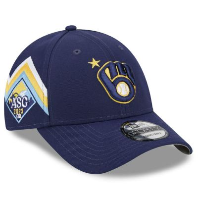 MLB ブリュワーズ キャップ オールスターゲーム2023 ワークアウト 9FORTY Adjustable Hat ニューエラ/New Era  ネイビー