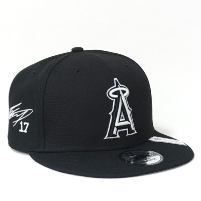 MLB 大谷翔平 エンゼルス キャップ Basic 9FIFTY Snapback サイン刺繍 ニューエラ/New Era ブラック/ホワイト