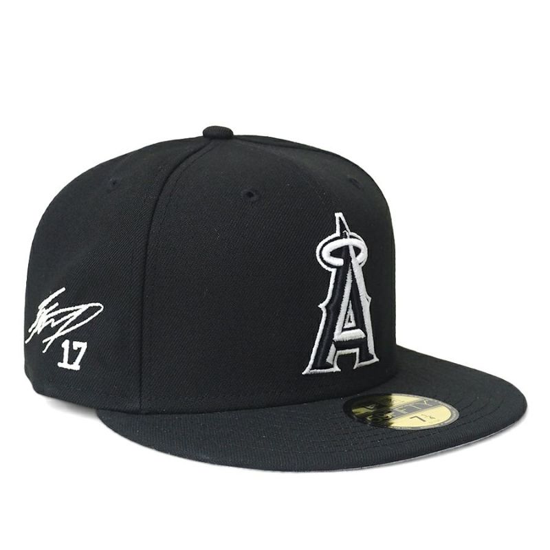 MLB 大谷翔平 エンゼルス キャップ Basic 59FIFTY Cap サイン刺繍 