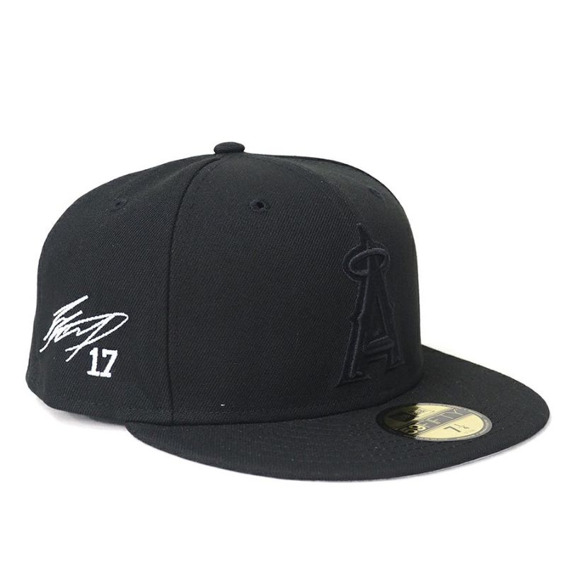 MLB 大谷翔平 エンゼルス キャップ Black on Black 59FIFTY Fitted 