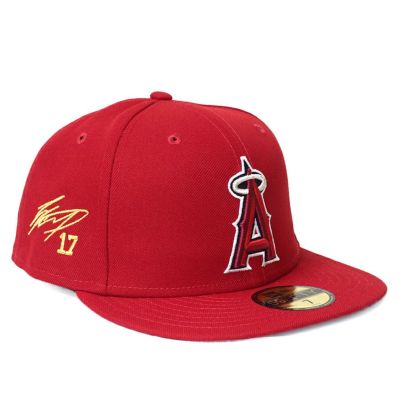 MLB 大谷翔平 エンゼルス キャップ 59FIFTY Fitted サイン刺繍 ニューエラ/New Era ゲーム