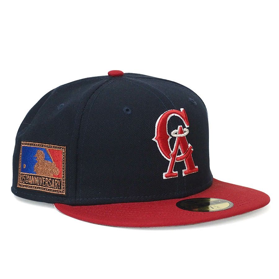 MLB カリフォルニア・エンゼルス キャップ 125周年記念 59FIFTY Fitted 