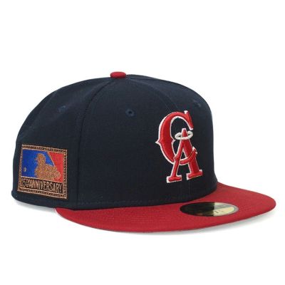 MLB カリフォルニア・エンゼルス キャップ 125周年記念 59FIFTY Fitted Hat 125th Anniversary ニューエラ/New Era ネイビー レッド