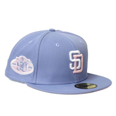 MLB パドレス キャップ 50周年記念 59FIFTY Fitted Hat 50th Anniversary ニューエラ/New Era ラベンダー