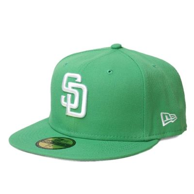 MLB パドレス キャップ 59FIFTY Fitted Hat ニューエラ/New Era アイランドグリーン ホワイト
