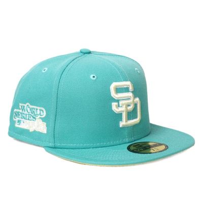 MLB パドレス キャップ ワールドシリーズ1984 59FIFTY Fitted Hat World Series ニューエラ/New Era クリアミント
