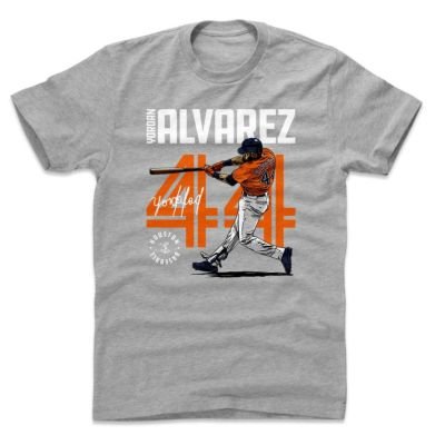 MLB ヨルダン・アルバレス アストロズ Tシャツ Inline WHT 500Level ヘザーグレー