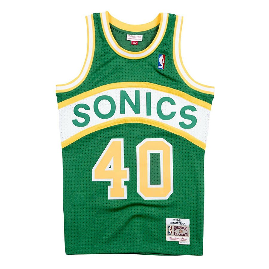 NBA ショーン・ケンプ シアトル・スーパーソニックス ユニフォーム 