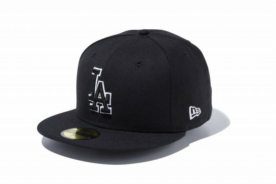 MLB ドジャース キャップ 59Fifty Black on Black Cap ニューエラ/New 