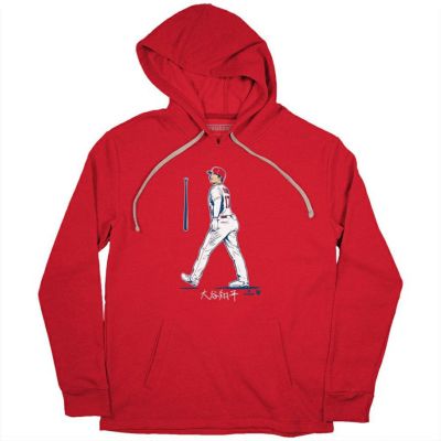 【海外限定版】MLB 大谷翔平 エンゼルス パーカー バットフリップ BAT FLIP フーディー BreakingT レッド