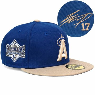 MLB 大谷翔平 カリフォルニア・エンゼルス キャップ サイン刺繍 オールスターゲーム1989 59FIFTY ブロンズサイン ニューエラ/New Era