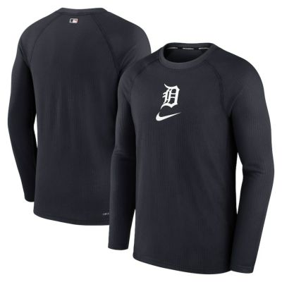 MLB タイガース Tシャツ ドライフィット Game Long Sleeve Top ナイキ/Nike Pitch Blue