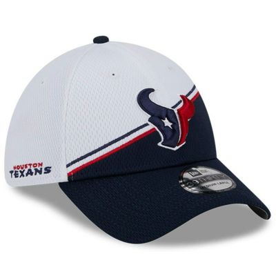 NFL テキサンズ キャップ 2023 サイドライン 39THIRTY Flex Hat 1st ニューエラ/New Era ホワイト ネイビー