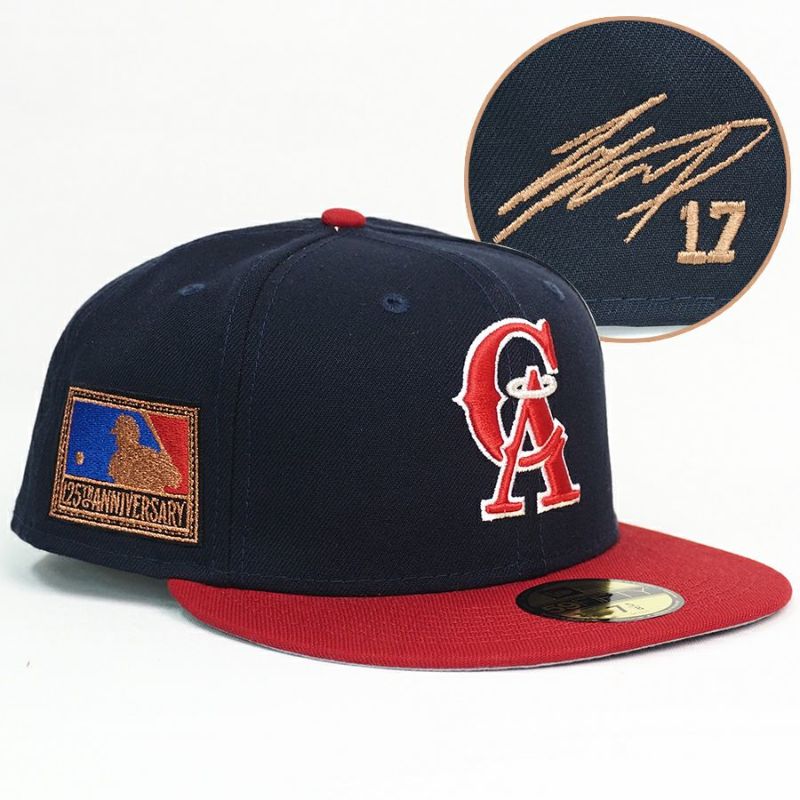 MLB 大谷翔平 カリフォルニア・エンゼルス キャップ サイン刺繍 125