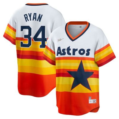 MLB ノーラン・ライアン アストロズ ユニフォーム クーパーズタウン ジャージ ホーム ナイキ/Nike ホワイト