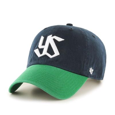 東京ヤクルト・スワローズ キャップ ツートン Clean Up Cap 47Brand ネイビー グリーン