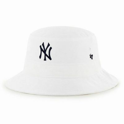 MLB ヤンキース バケットハット キャップ Bucket Hat 47Brand ホワイト