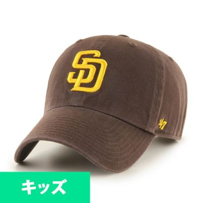 MLB パドレス キャップ Kids Clean Up Cap 47Brand ブラウン