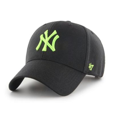 MLB ヤンキース キャップ MVP Snapback Cap 47Brand ブラック グリーン