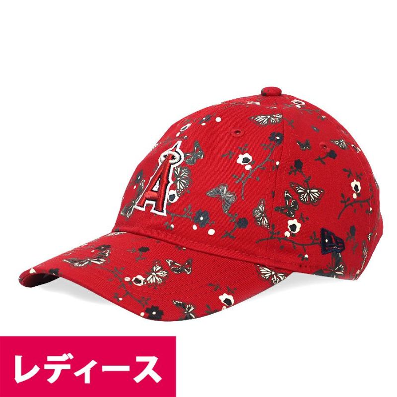 MLB エンゼルス キャップ レディース 9TWENTY Womens Floral Cap ニューエラ/New Era レッド | セレクション |  MLB NBA NFL プロ野球グッズ専門店 公式オンラインストア